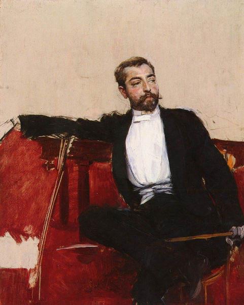 Giovanni Boldini Portrait of John Singer Sargent Sweden oil painting art